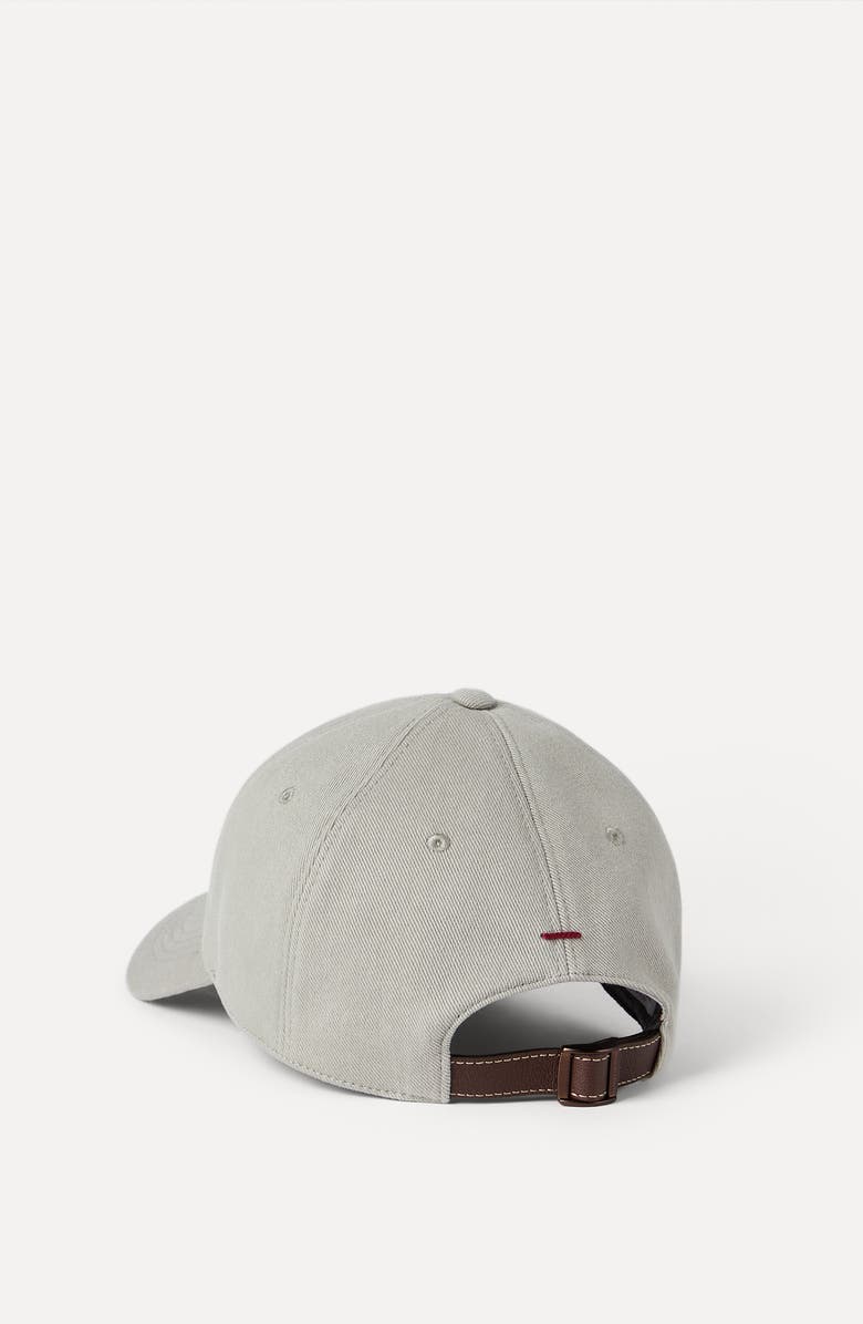 Brunello Cucinelli Baseball cap with logo, Alternate, color, Khaki