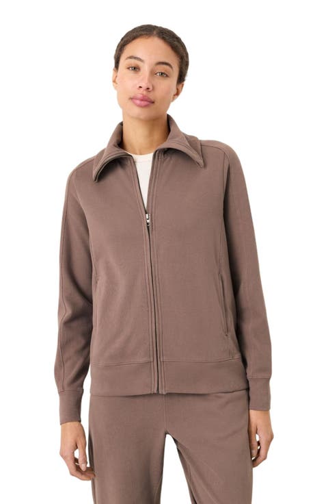 Organic Cotton CloudKnit Zip Jacket