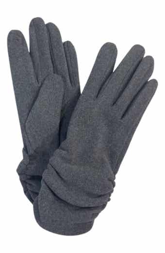 MARCUS ADLER Ruched Jersey Touchscreen Gloves