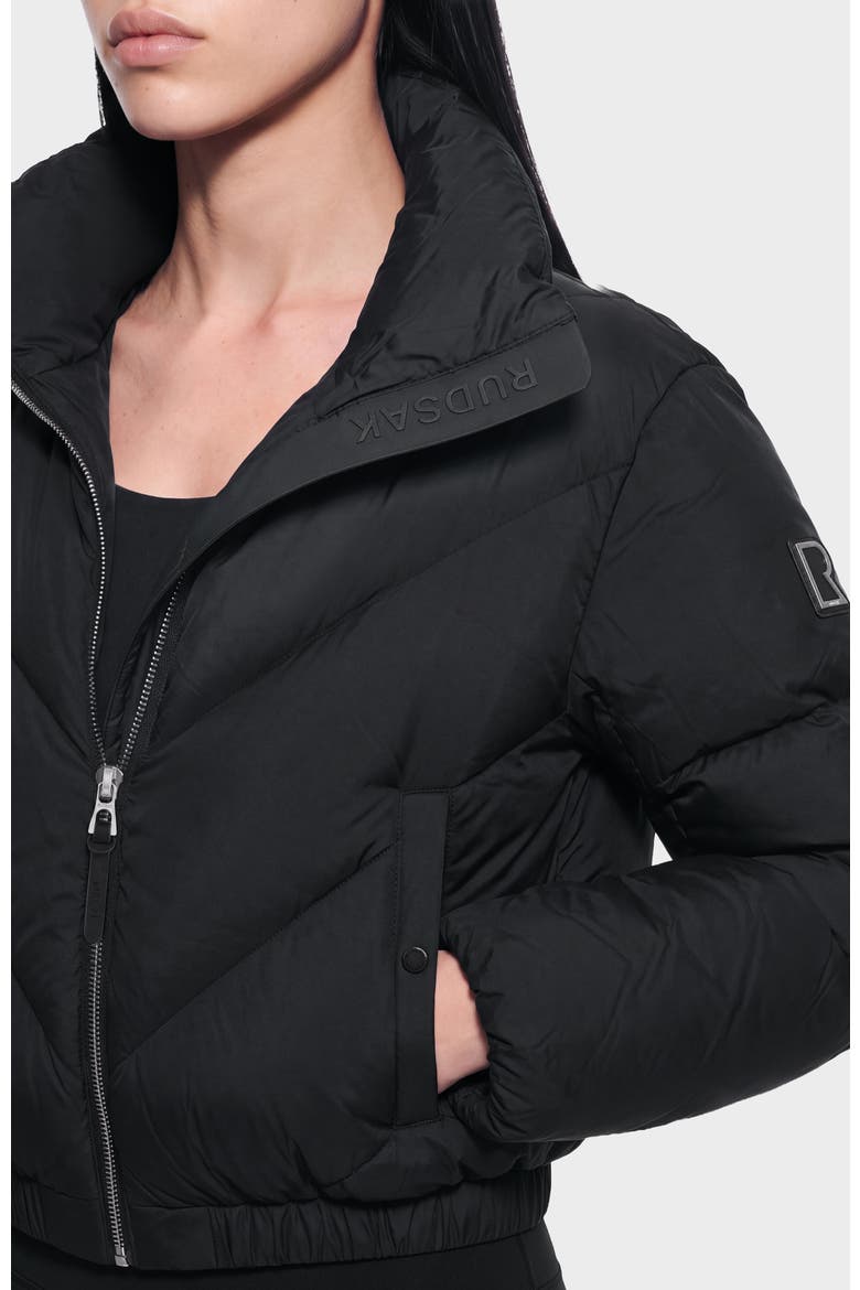 Anslie Down Puffer, Alternate, color, Black