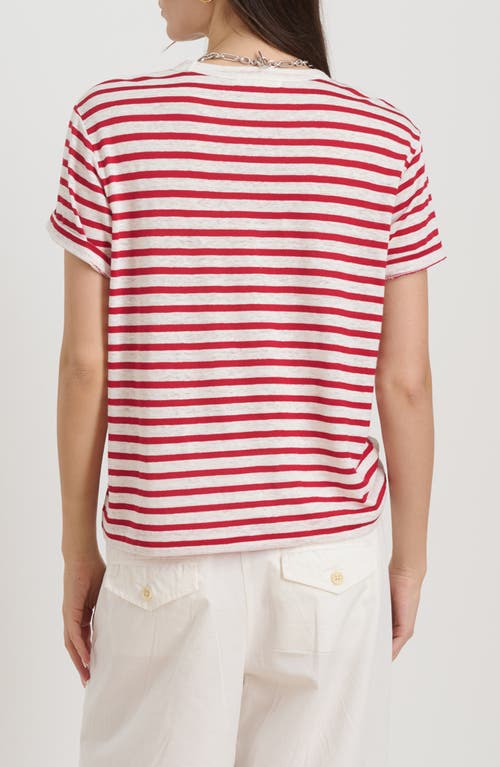 Alex Mill Garcon Striped Tee In Linen Cotton