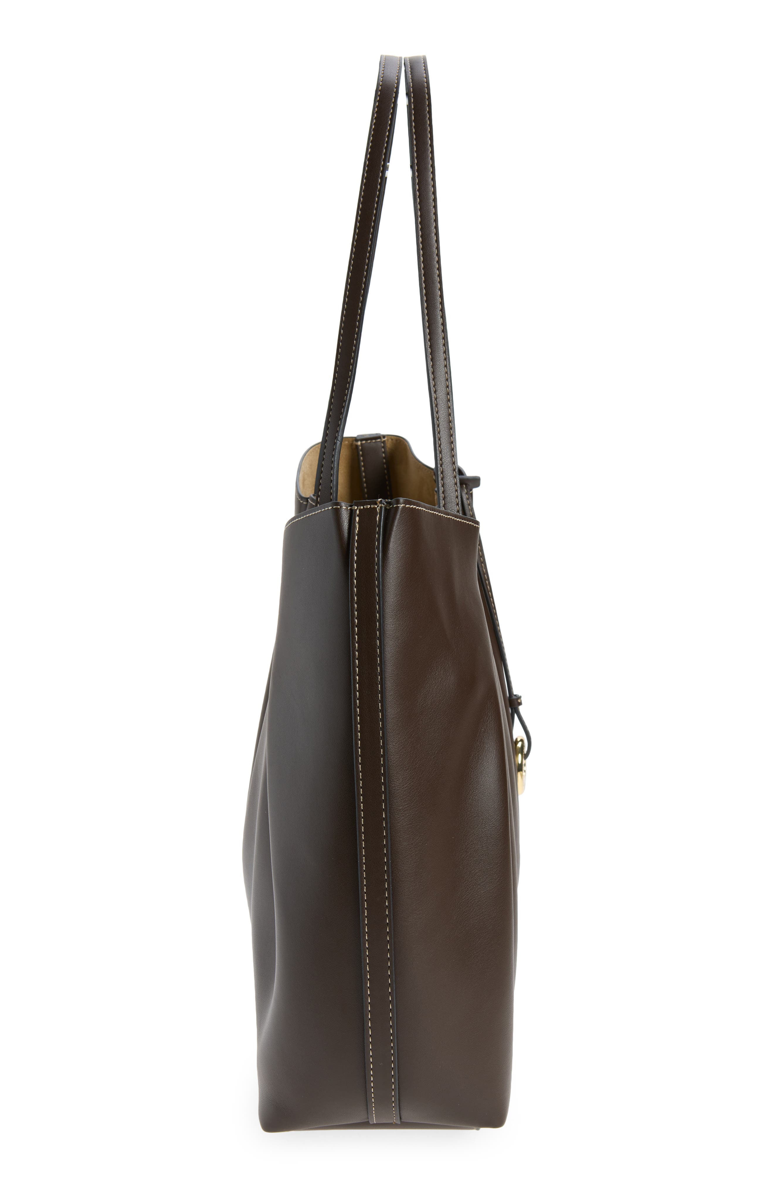 MANGO Isabel Faux Leather Tote, Alternate, color, 