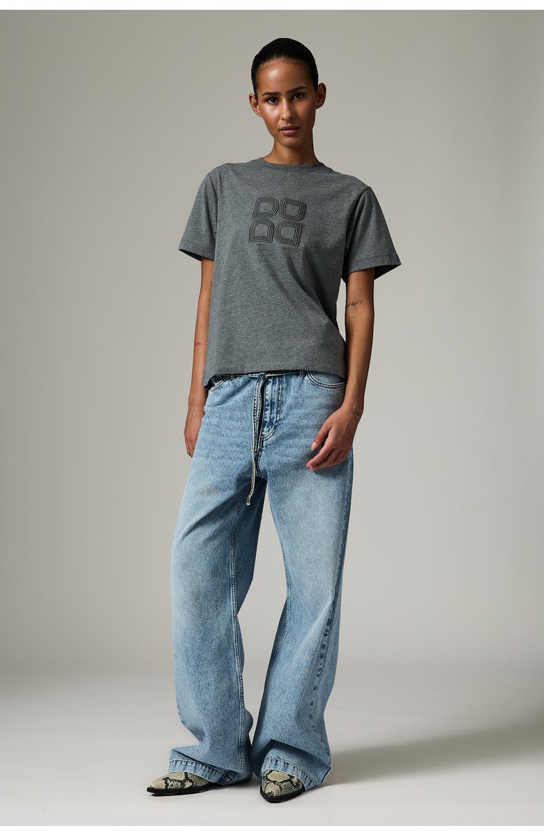 Day Parry Embroidered Logo T-Shirt, Alternate, color, Medium Grey Melange