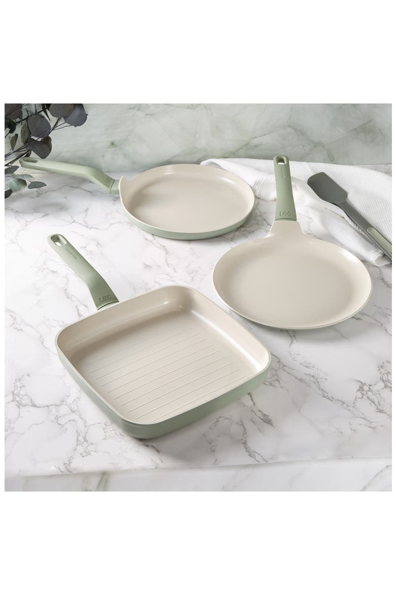 Leo Balance 3-Piece Assorted Pan Set, Alternate, color, SAGE