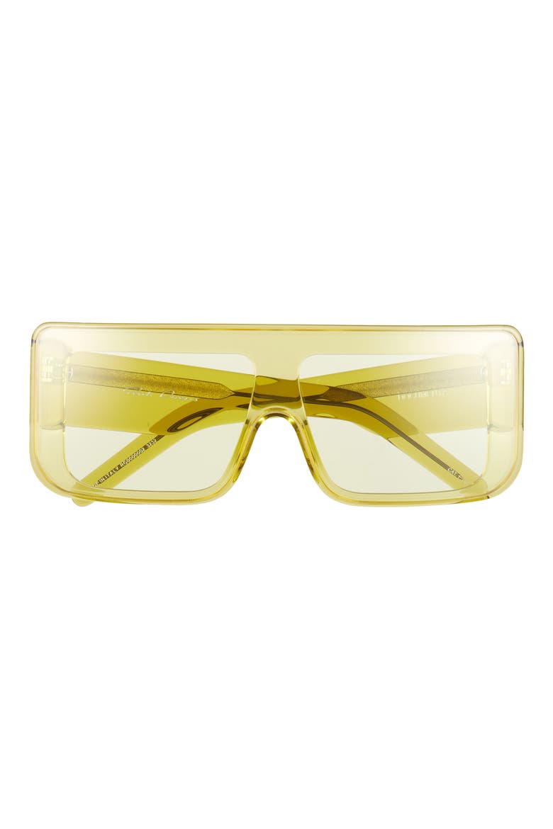 Documenta Flat Top Shield Sunglasses, Main, color, ACID TEMPLE/ ACID LENS