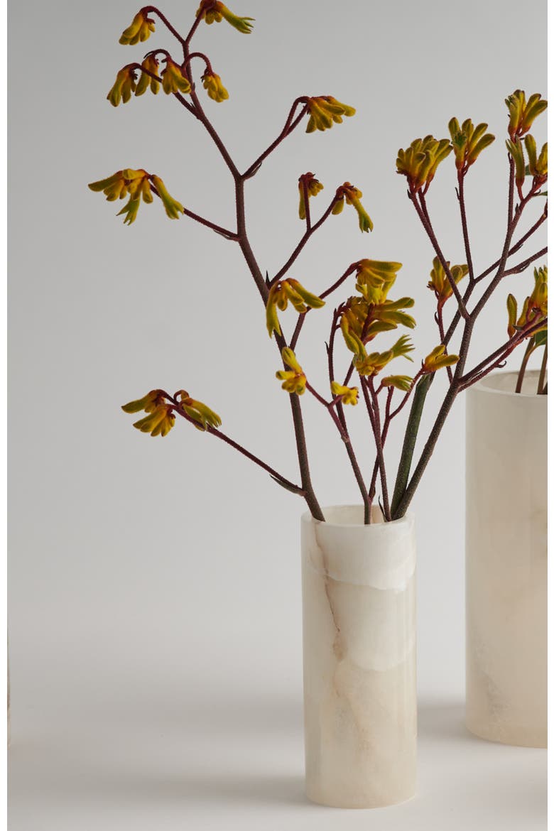 Narrow Vase, Alternate, color, Natural