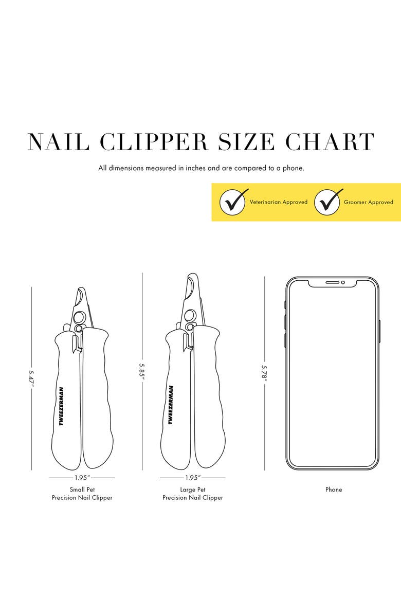 TWEEZERMAN Small Precision Nail Clipper for Pets, Alternate, color,