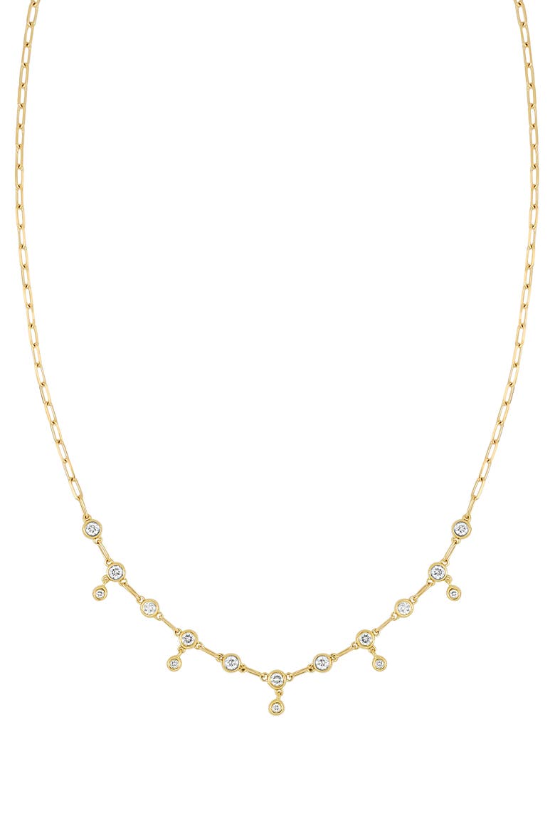 Varda Diamond Necklace, Main, color, 18K YELLOW GOLD