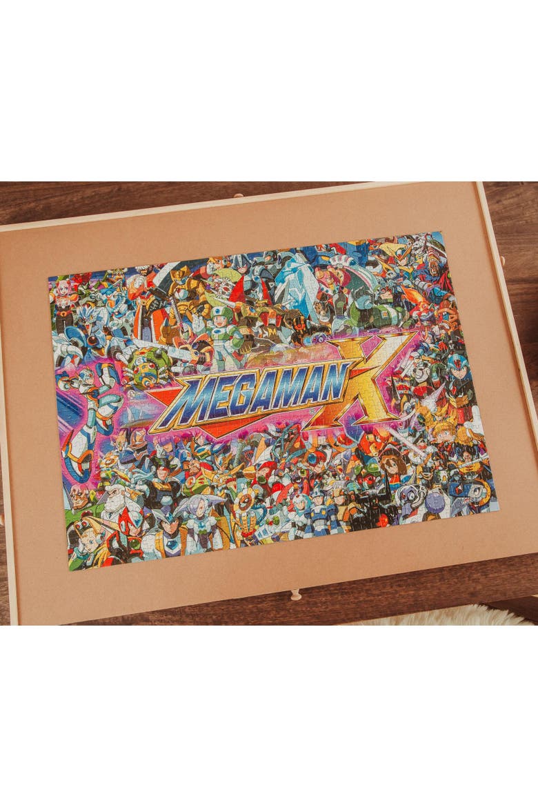 Mega Man Collage 1000 Piece Jigsaw Puzzle, Alternate, color, Multi-Color
