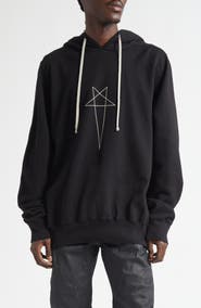 Rick Owens DRKSHDW Oversize Graphic Hoodie