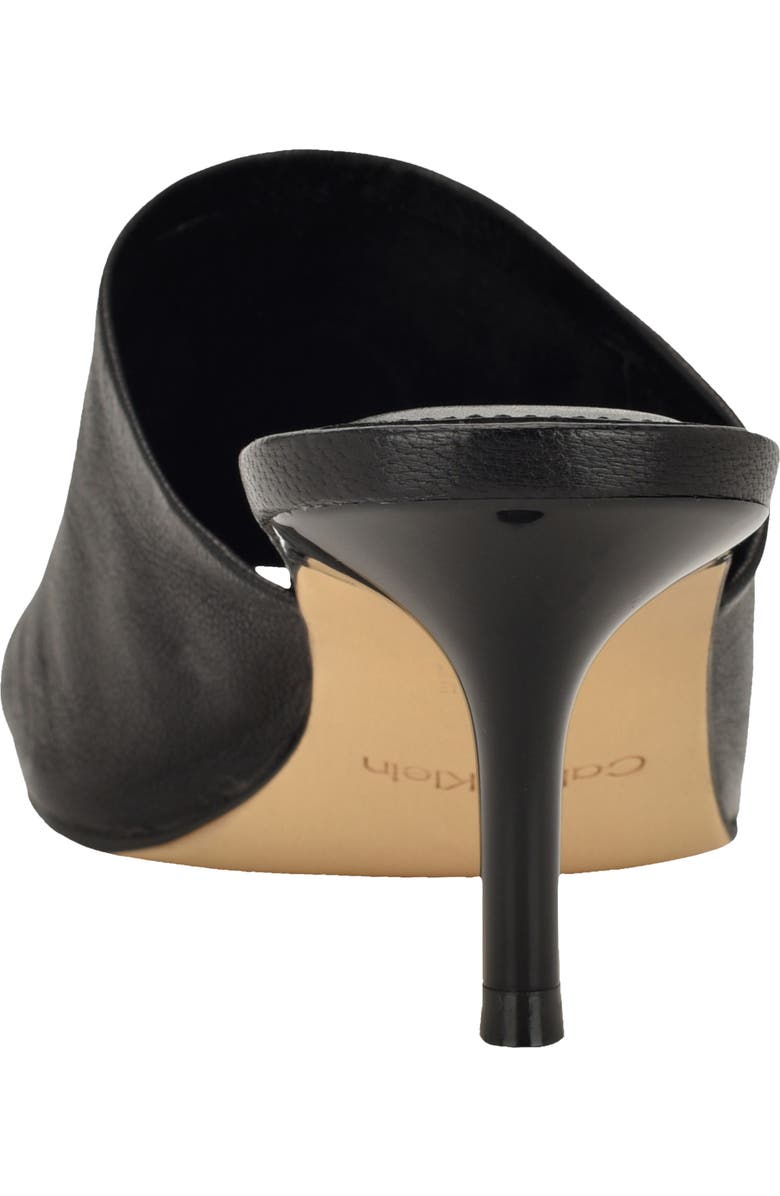 Calvin Klein Chaney Sandal, Alternate, color, Black Leather