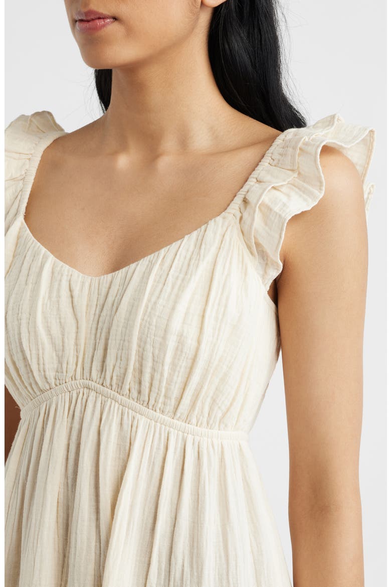 Empire Waist Maxi Dress, Alternate, color, PEARL