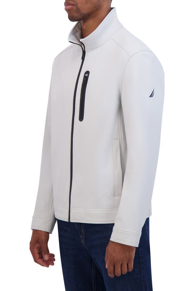 Softshell Bonded Jacket, Alternate, color, CLOUD GREY