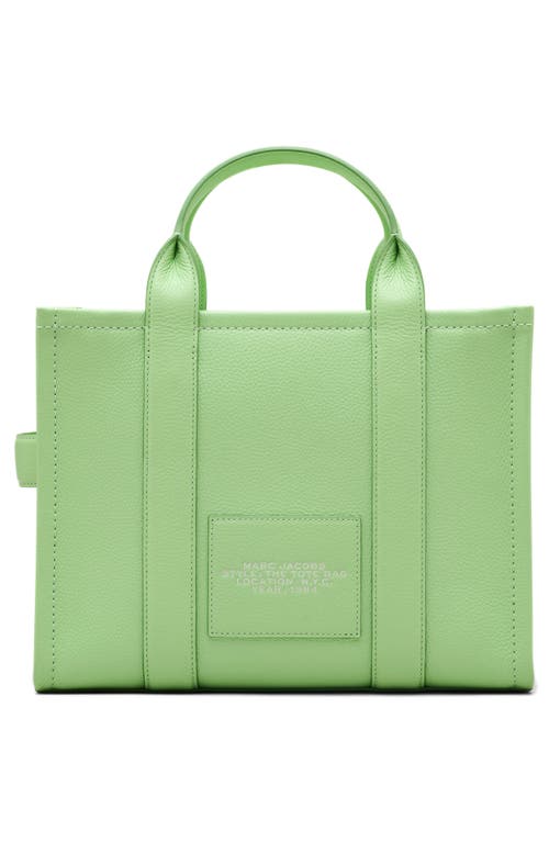 Marc Jacobs The Leather Small Tote Bag Peppermint In Peppermint