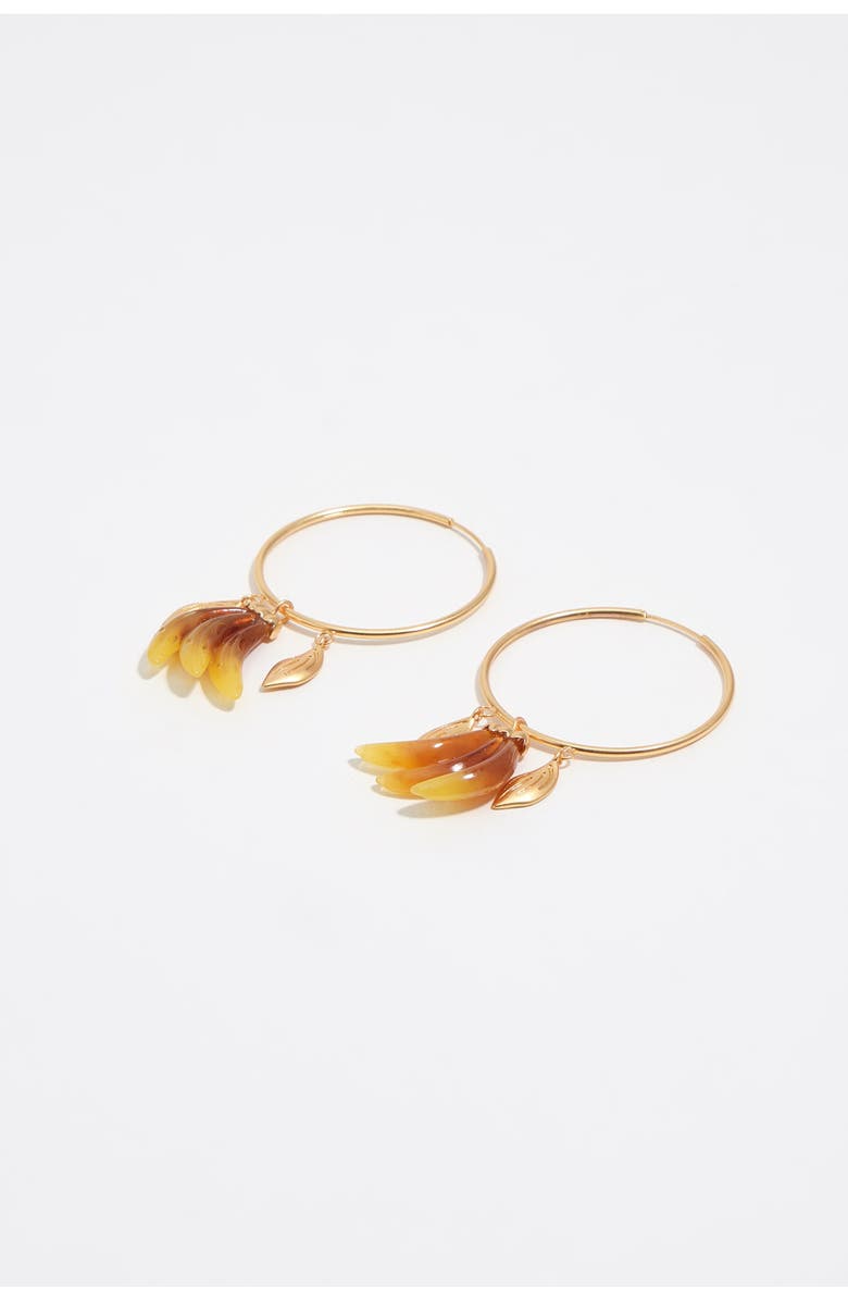 Bimba y Lola Brushed Banana Earrings, Alternate, color,