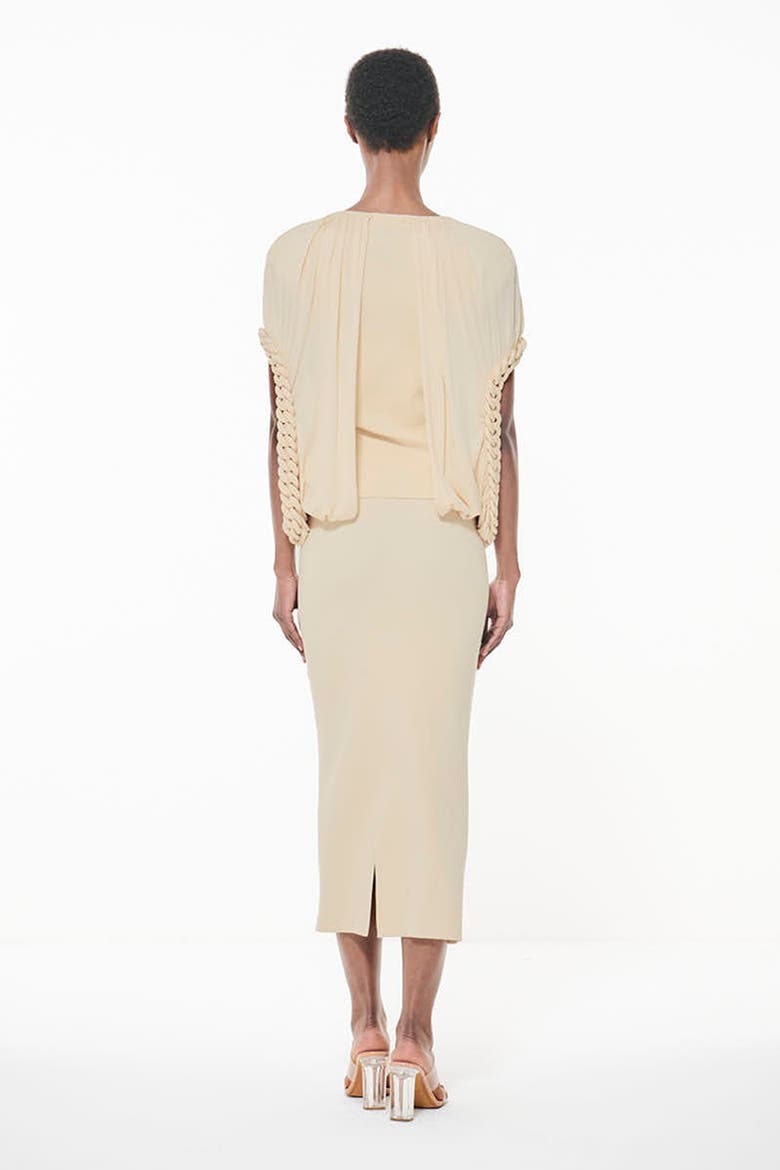 Knit Covered Chain Detail Top, Alternate, color, Natural