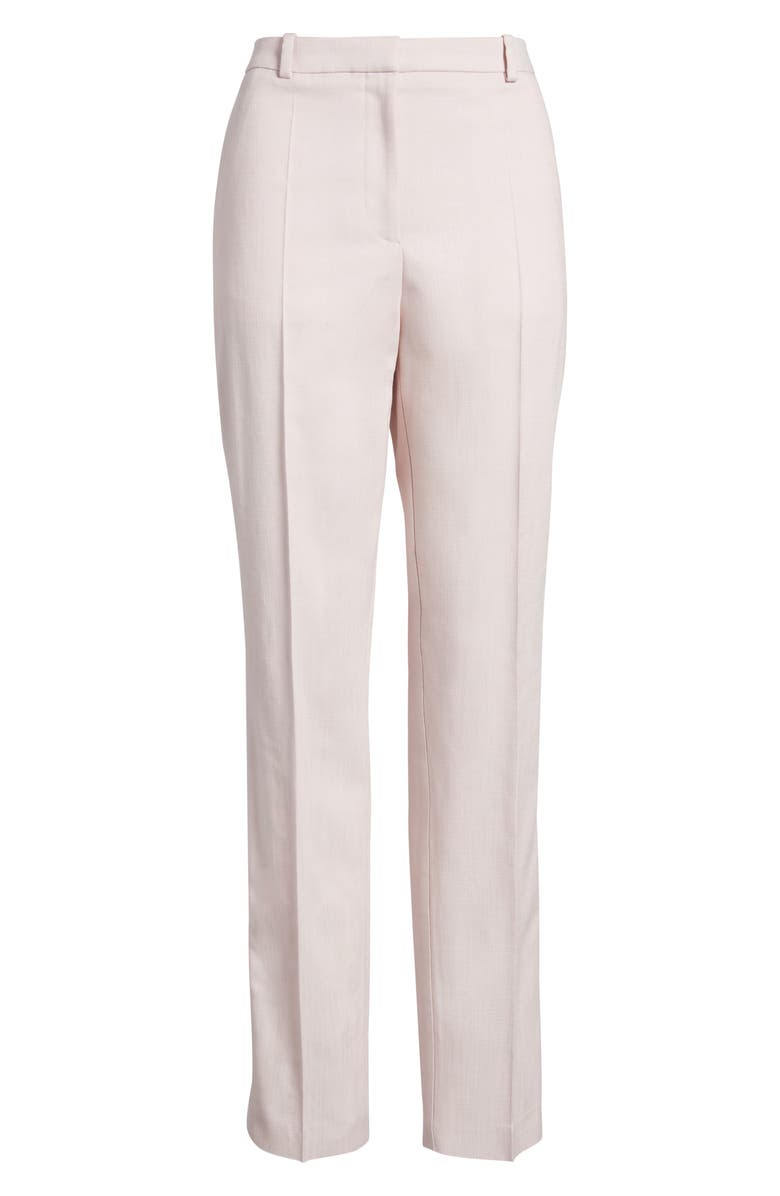 BOSS Tanya Straight Leg Pants, Alternate, color, Crystal Melange