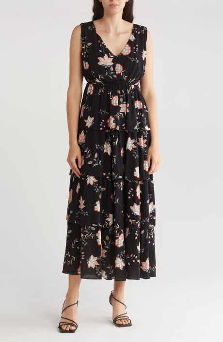 WISHLIST Sleeveless Tiered Maxi Sundress
