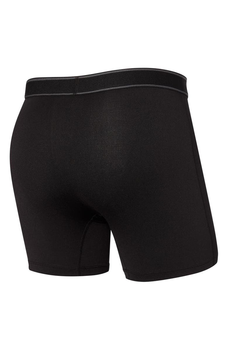 SAXX Daytripper Comfort Stretch Boxer Briefs, Alternate, color, Black