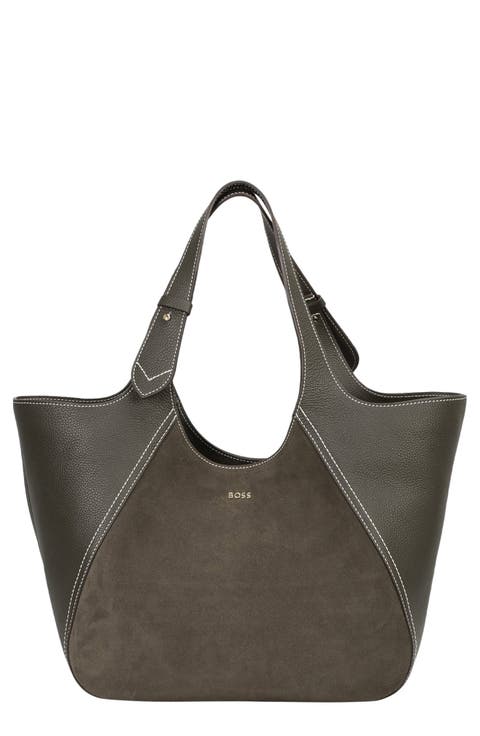 Big Lenah Suede Tote