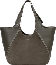 HUGO Big Lenah Suede Tote