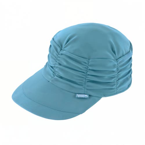 UV Skinz Ruched Sun Cap in Lagoon at Nordstrom, Size Small/medium