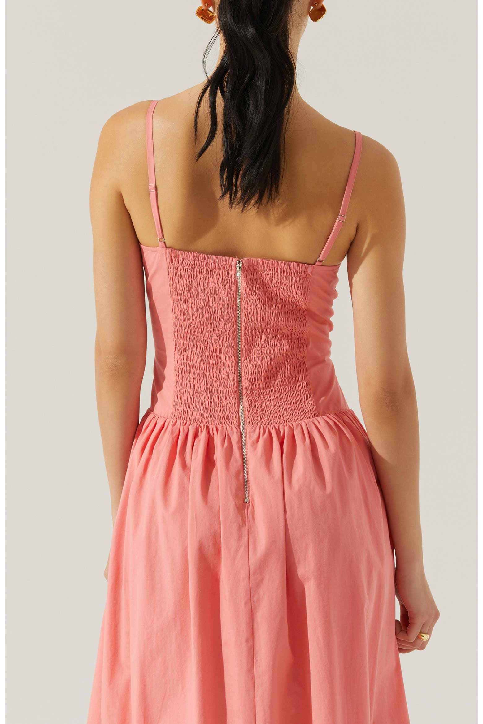 ASTR the Label Nathalia Eyelet Embroidered Cotton Midi Dress (Women ...