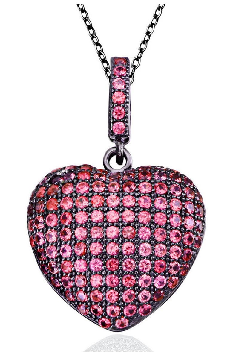 SUZY LEVIAN CZ Heart Pendant Necklace, Main, color, 