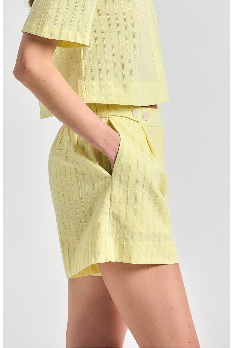 Boswell Cotton Shorts, Alternate, color, BUTTER YELLOW