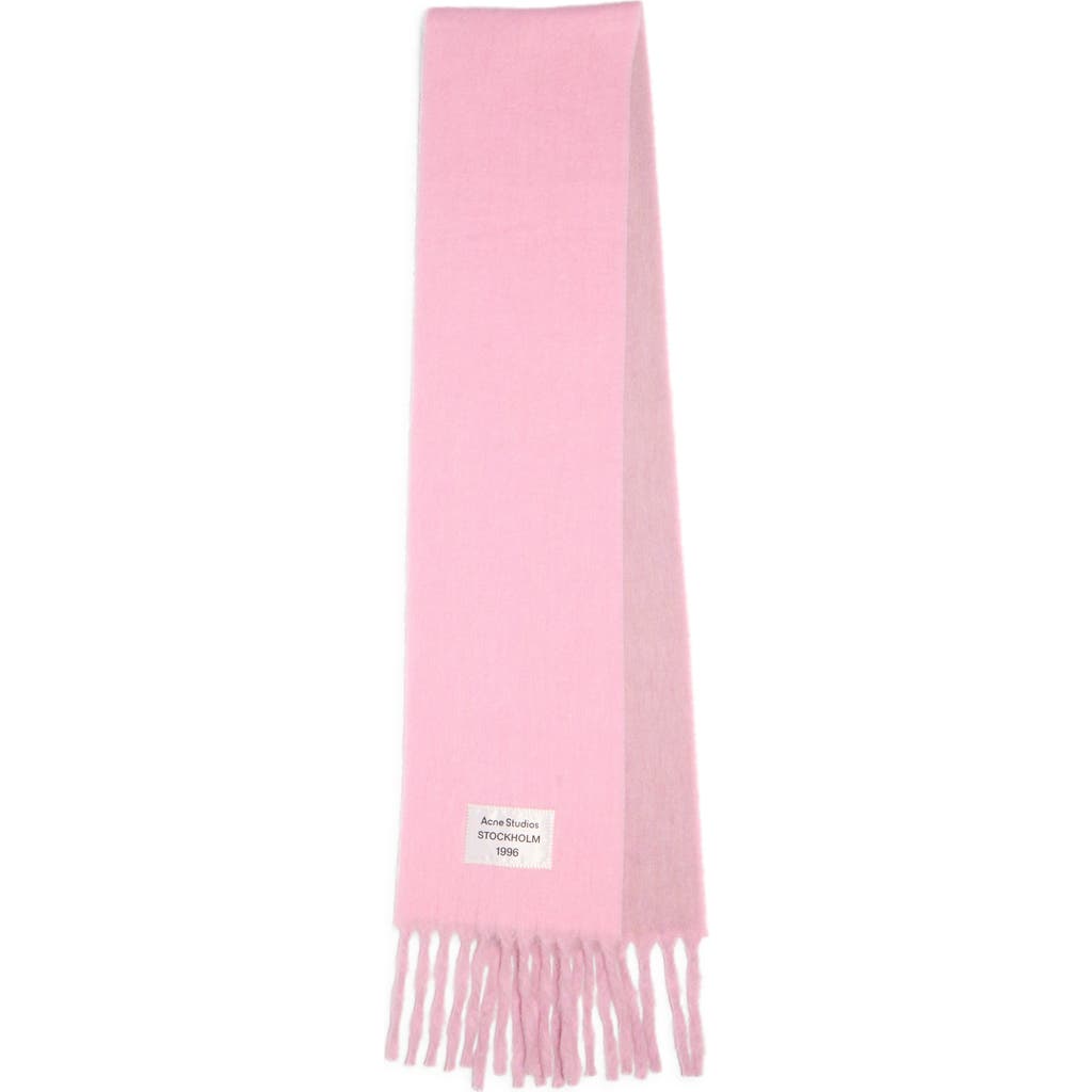 Acne Studios Volly Alpaca & Wool Blend Fringe Scarf