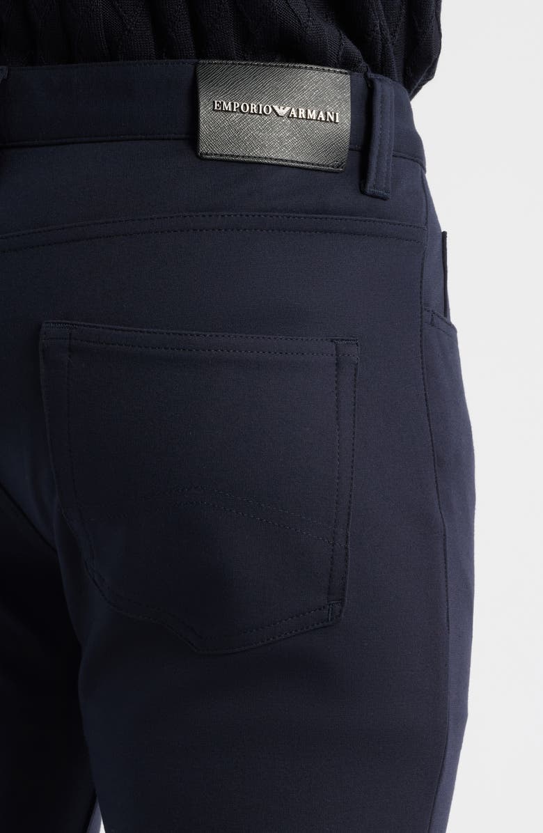 Emporio Armani Straight Leg Pants, Alternate, color, Solid Blue Navy