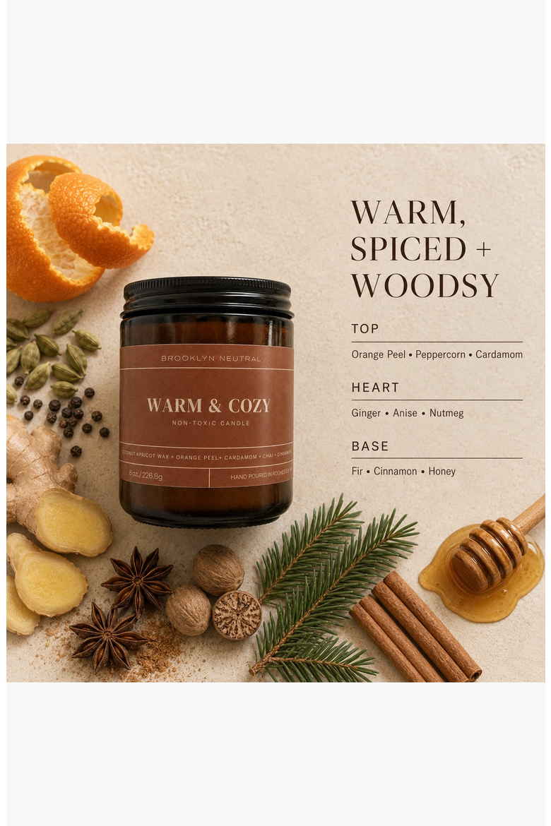 Warm and Cozy Candle, Alternate, color, Amber