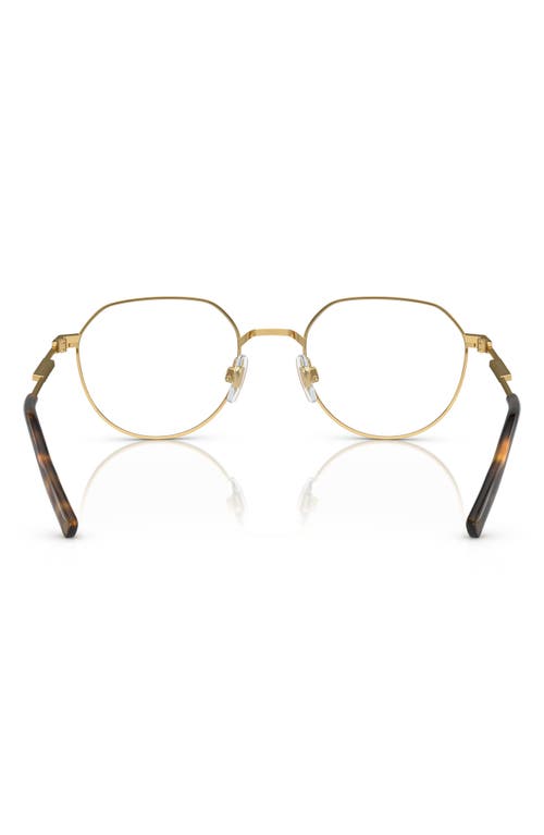 Dolce & Gabbana Dolce&gabbana 52mm Phantos Optical Glasses In Gold