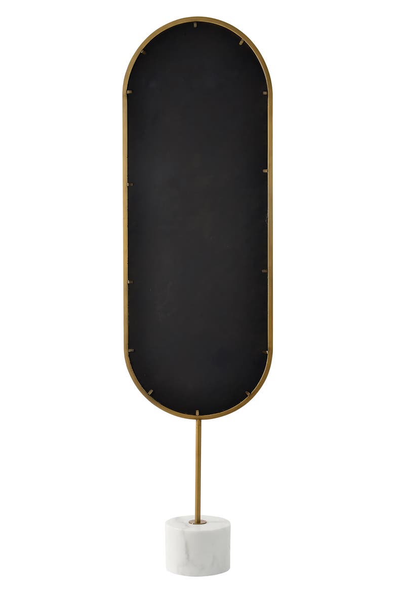 Taio Floor Mirror, Alternate, color, MIRROR ANTIQUE BRASS