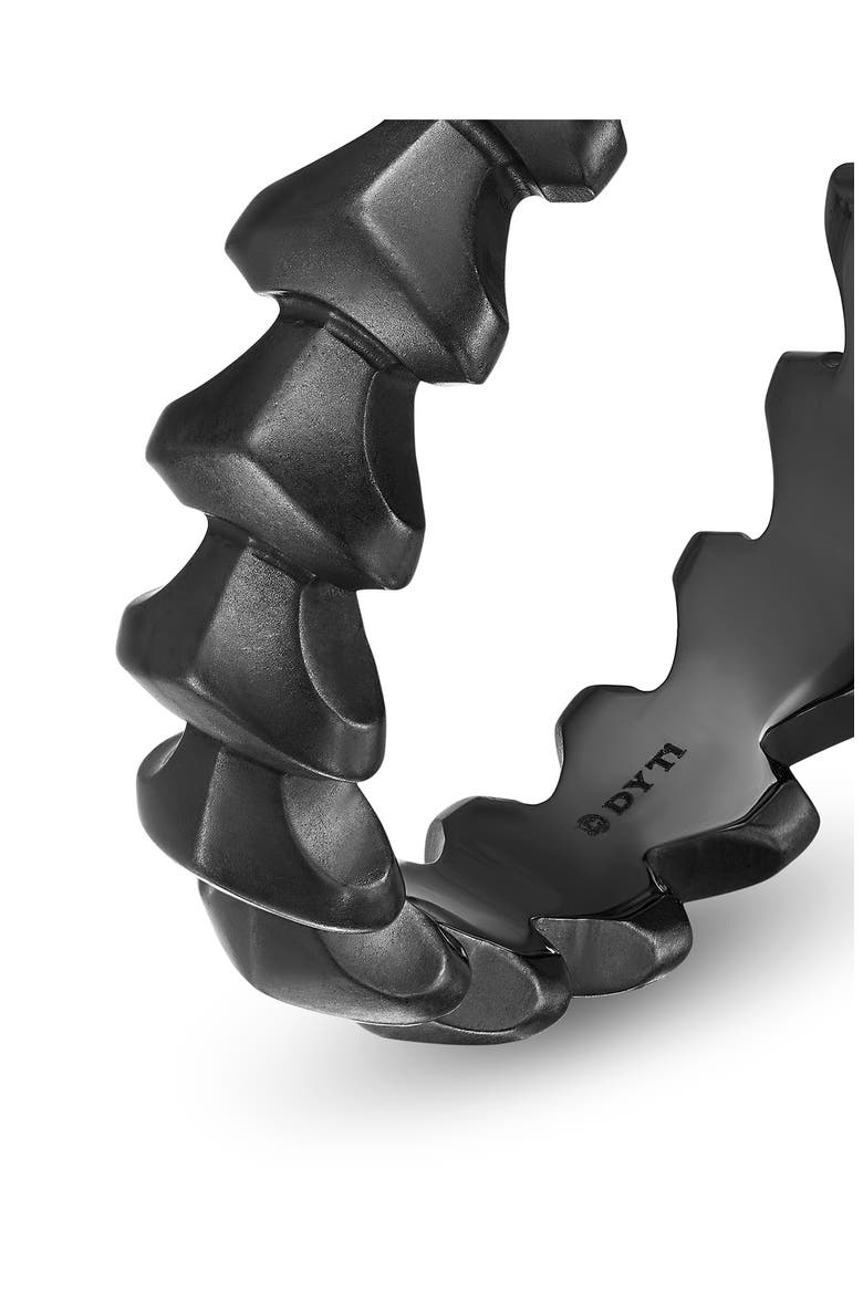Men's Armory Band Ring in Black Titanium, 6.2mm, Alternate, color, BLACK