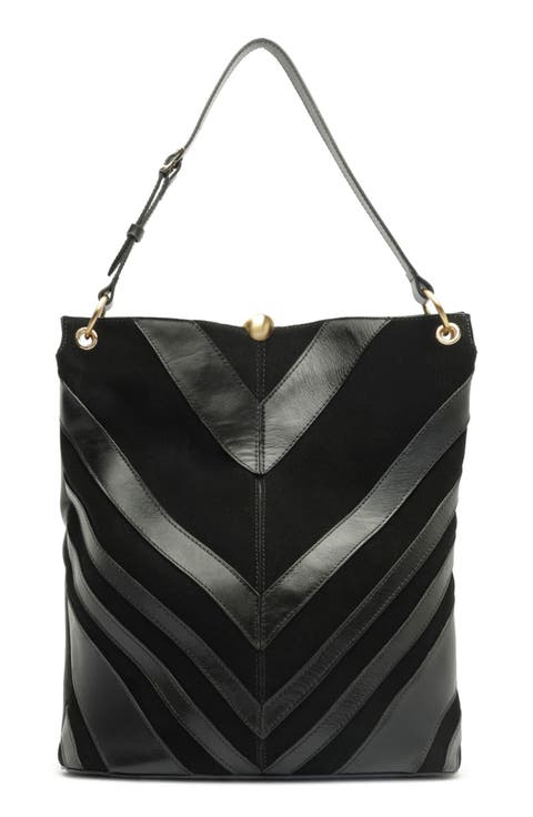 Aurora Large Leather Hobo Bag