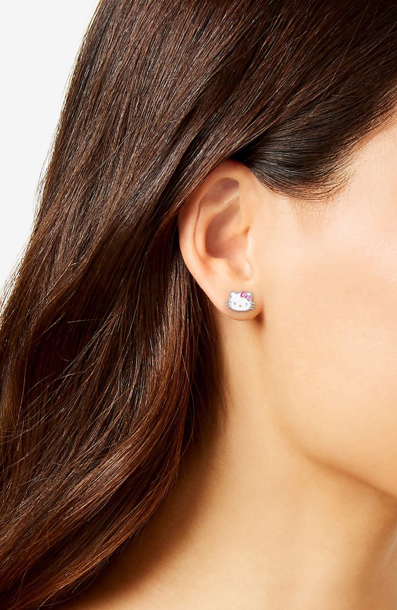 Jacmel Hello Kitty Stud Earrings, Alternate, color, 
