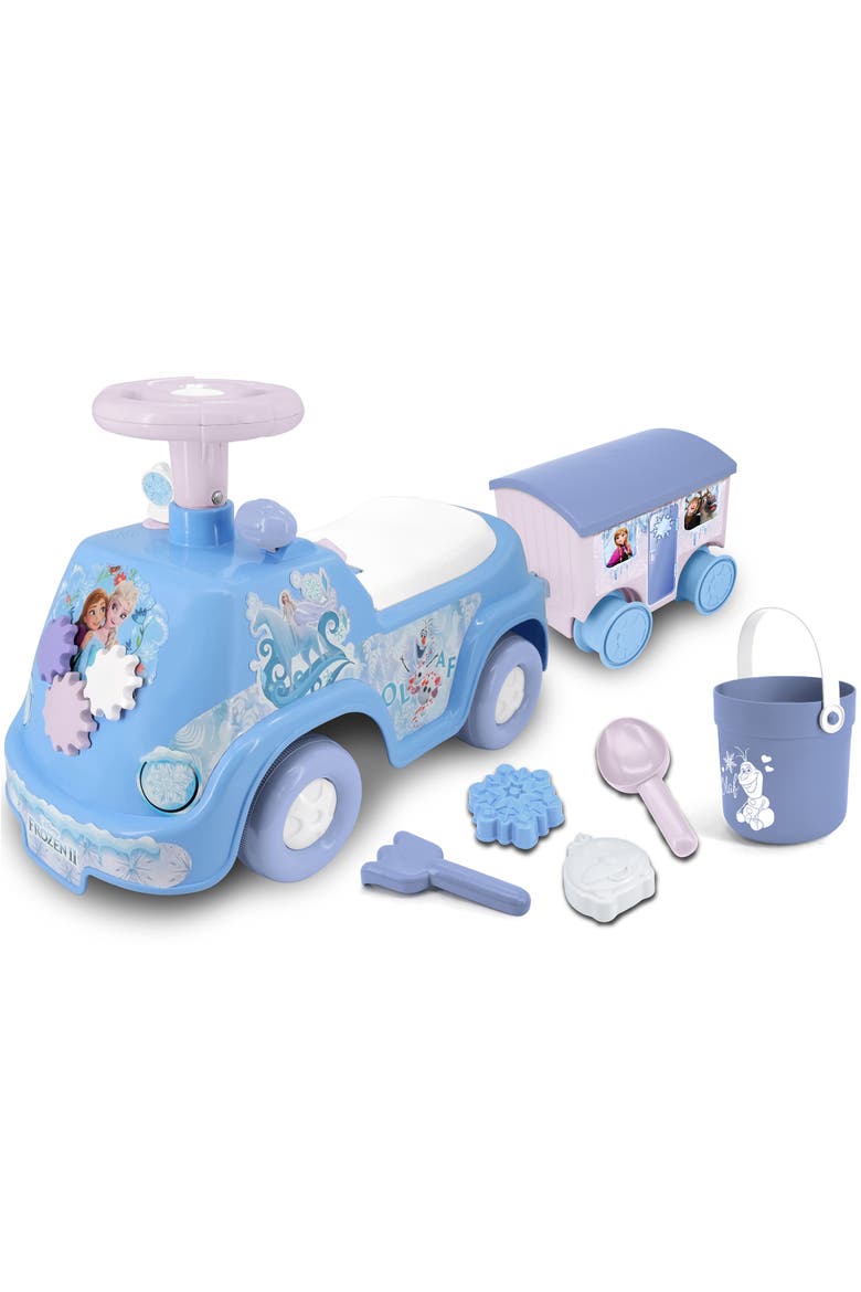 Lights N' Sounds Camper & Trailer Frozen Disney Ride-On Vehicle, Main, color, Multicolored