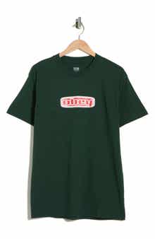 Obey Oval Logo Graphic T-Shirt