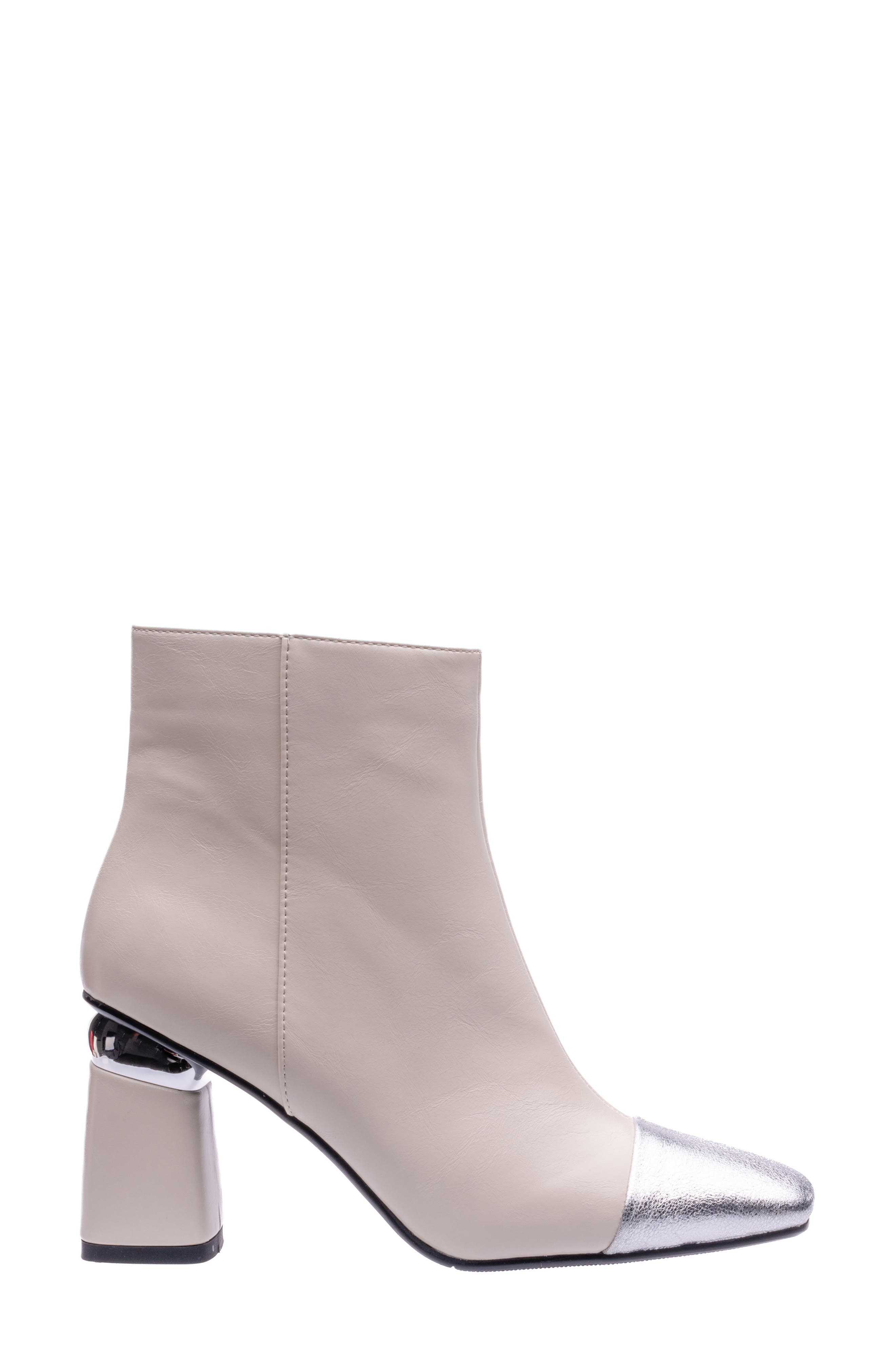 Two-Tone Bootie, Alternate, color, OFF WHITE