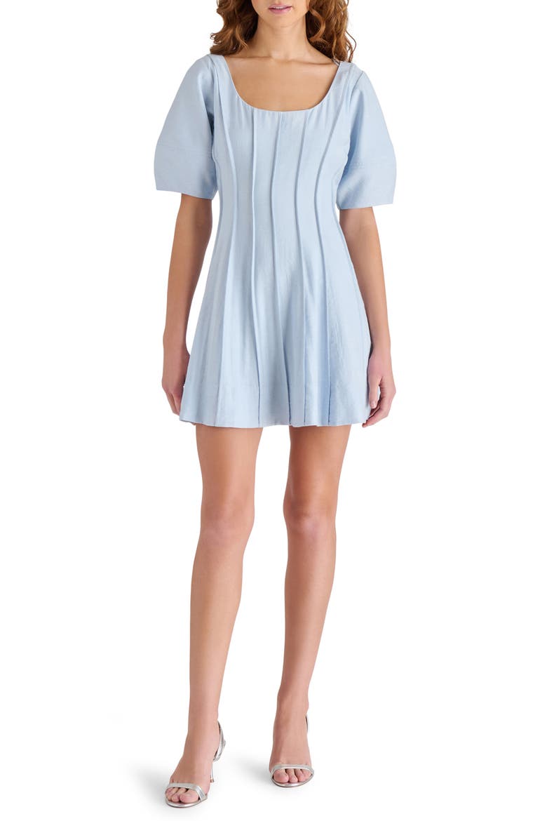 Arta Seamed Minidress, Main, color, LIGHT BLUE