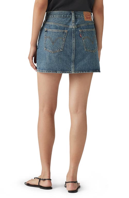 Levi's® Icon Denim Miniskirt In Blue