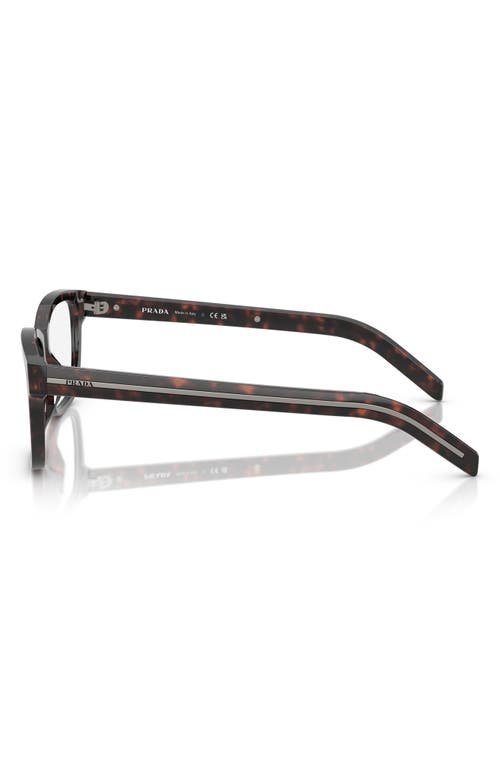 Prada 56mm Rectangular Optical Glasses