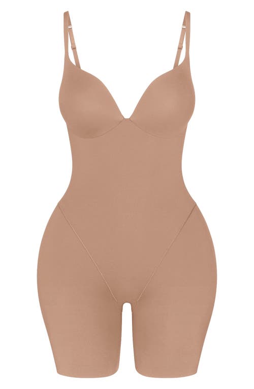 Skims Ultimate Body Butt & Hip Enhancing Bodysuit In Brown