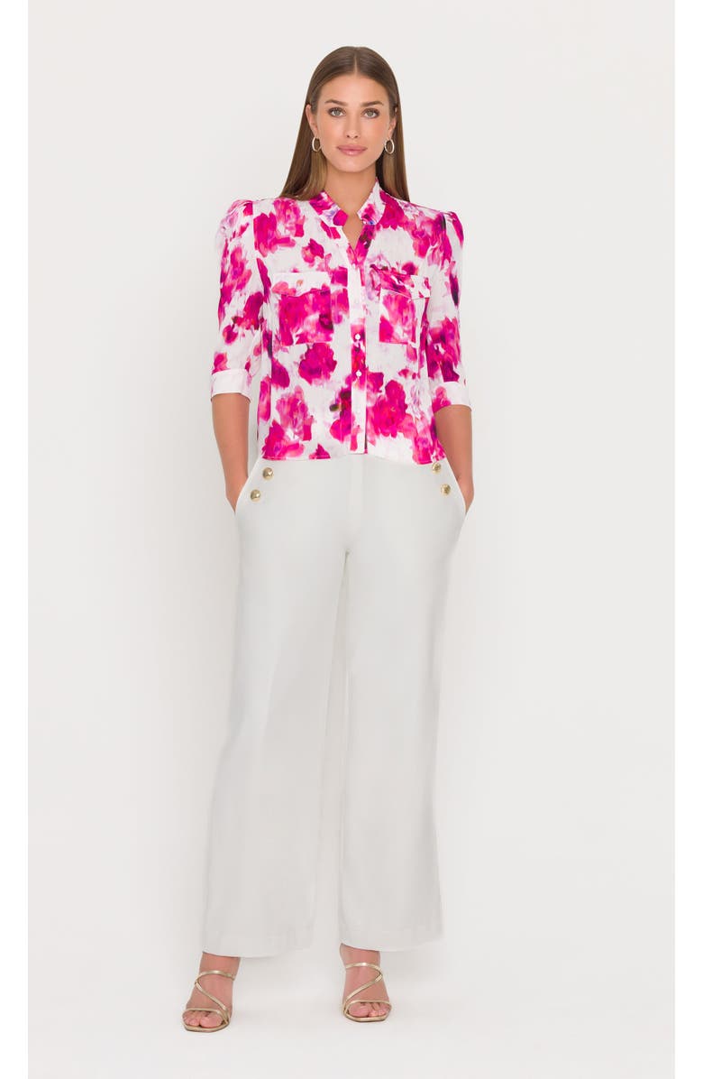 Generation Love Medlyn Lightweight Crepe Pants, Main, color, White