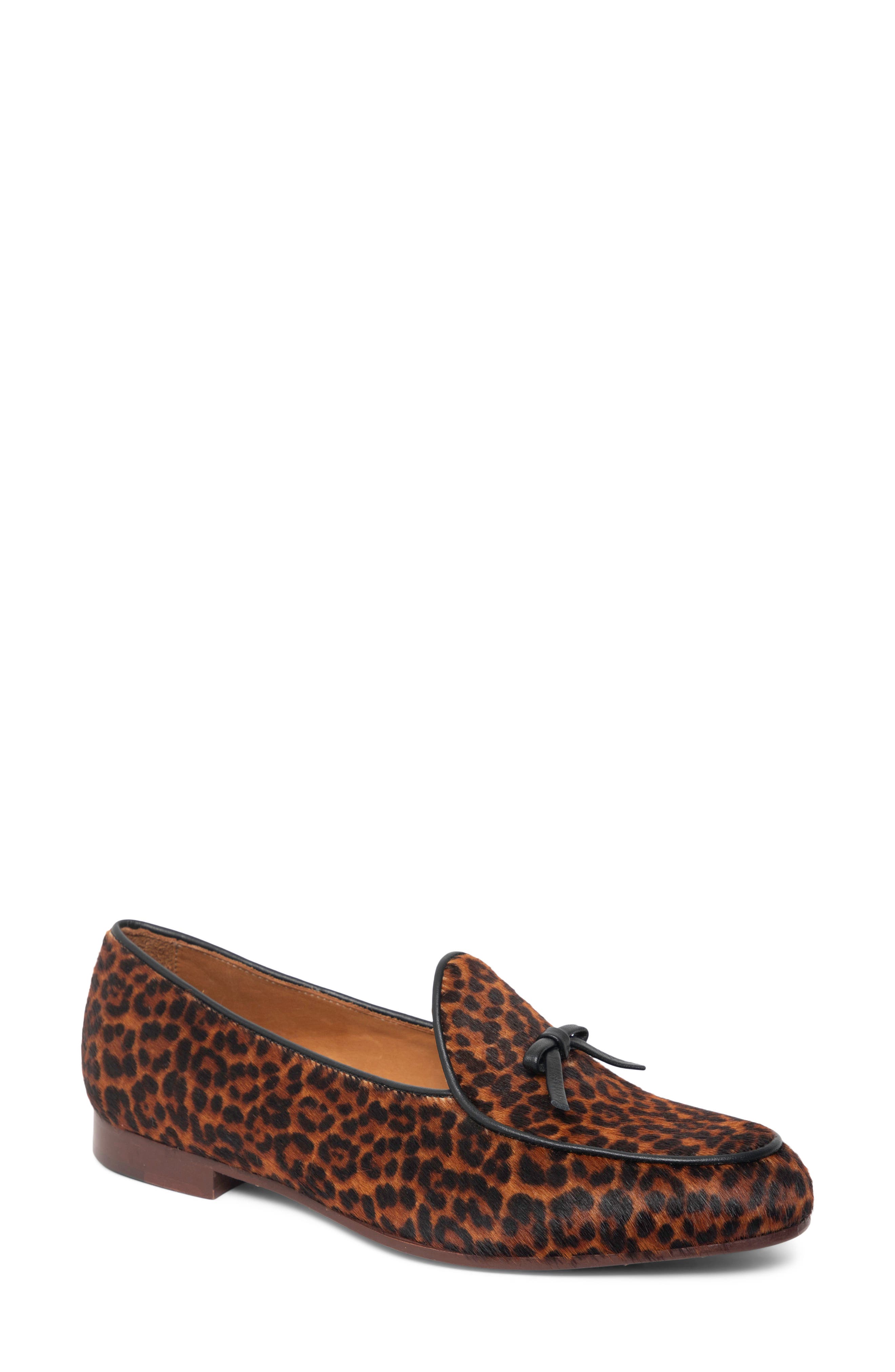 Coco Genuine Calf Hair Loafer, Main, color, MINI LEOPARD CALF HAIR