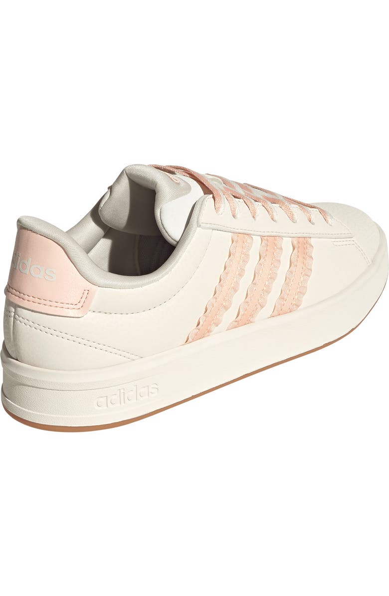 adidas Grand Court 3.0 Sneaker, Alternate, color, Core White/ Blush Pink/ Gum 3