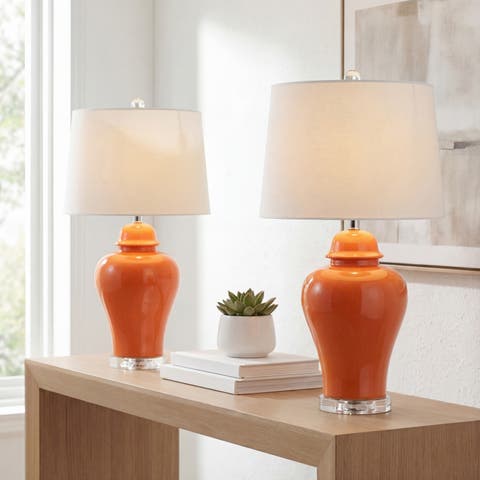 Winnie 27" Ceramic Urn LED Table Lamp (Set of 2)