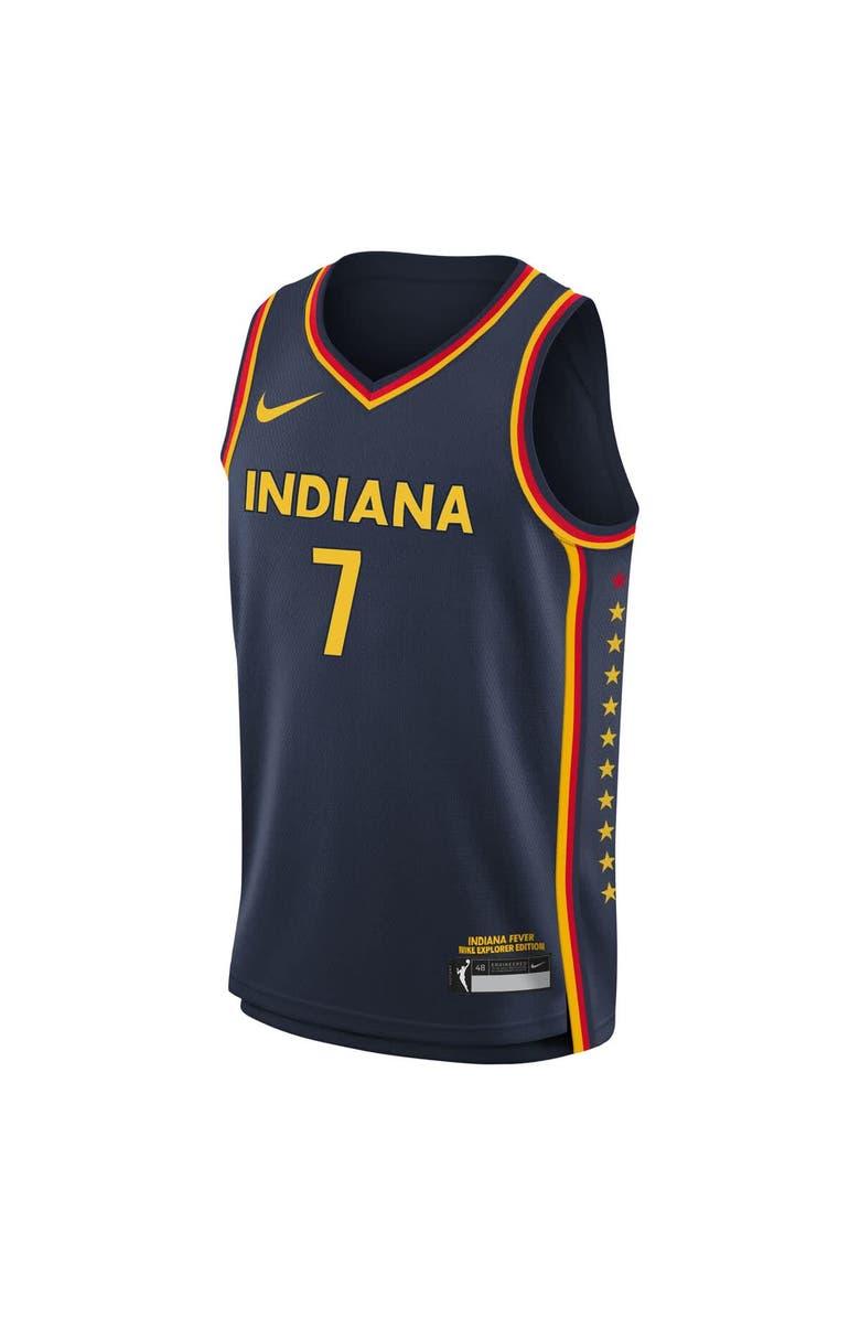 Nike Youth Nike Aliyah Boston Navy Indiana Fever Explorer Swingman Jersey, Alternate, color, Navy