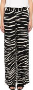Zadig & Voltaire Pin Zebra Print Wide Leg Pants